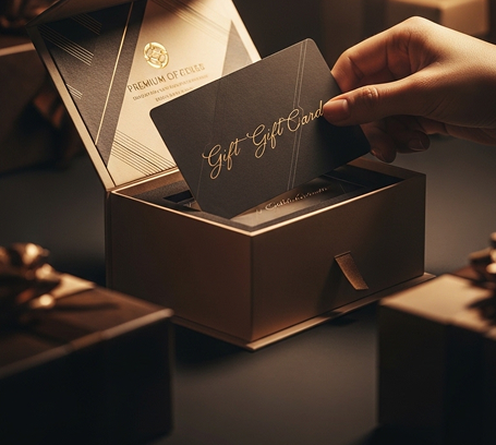 Premium gift box with fountain pen
