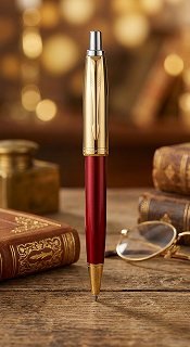 Parker IM red and gold pen