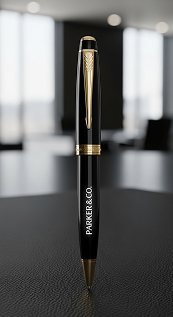 Parker Sonnet black and gold pen